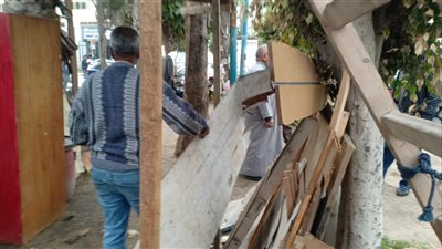 بعد شكاوى المواطنين.. إزالة 35 حالة إشغال وصيانة أعمدة الإنارة بوسط الإسكندرية