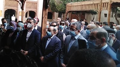 وزيرا التنمية والآثار ومحافظ كفر الشيخ يشاهدون فيلمًا تسجيليًا عن كنيسة مريم العزراء بسخا (صور)