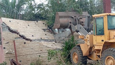 إزالة 51 حالة تعدٍ على أملاك الهيئة العامة لحماية النيل بكوم حمادة 