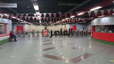 محطات مترو الأنفاق بالخطوط الثلاثة تتزين لاستقبال شهر رمضان المبارك (صور)
