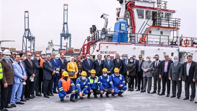 لجنة النقل والمواصلات بمجلس النواب تزور ميناء دمياط