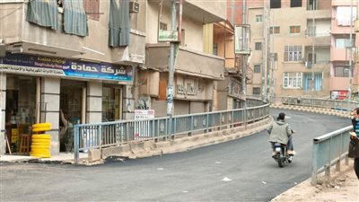 فتح كوبري الباجور العلوي في المنوفية أمام السيارات بعد تعطل أسابيع (صور)