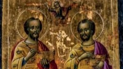 متحف الغردقة يعرض أيقونة القديسين 