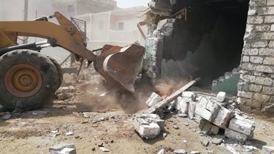 ضمن الموجة الـ17.. إزالة 20 حالة تعدٍ بالمنيا