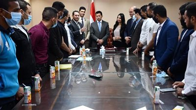 وزير الرياضة يستضيف نواب تنسيقية شباب الأحزاب والسياسيين بمقر الوزارة