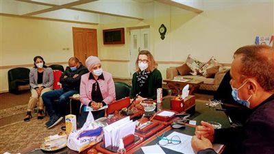 تضامن دمياط تستقبل فريق التعاون الدولي بالسفارة السويسرية و