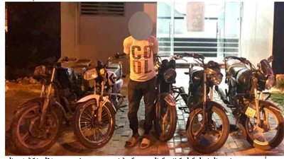 القبض على متهم متخصص في سرقة الدراجات النارية بعين شمس