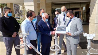 شركة غازات طبية تتبرع بـ6 أجهزة تنفس صناعي للقطاع الصحي ببورسعيد