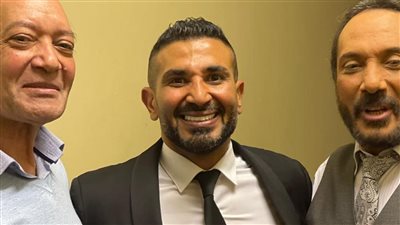 أحمد سعد مع علي وأحمد الحجار: 