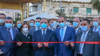 الشريف ورئيس هيئة الكتاب يفتتحان معرض الإسكندرية الدولي للكتاب