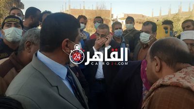 محافظ سوهاج وأعضاء مجلسي الشيوخ والنواب يتفقدون موقع حادث قطاري سوهاج (صور)