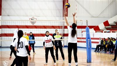 سيدات طائرة الزمالك تهزم الجزيرة بالدوري (صور) 