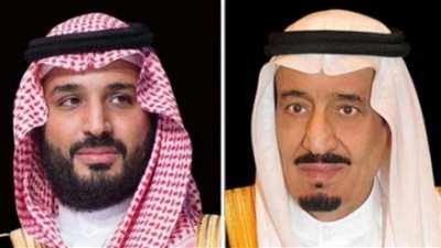 القيادة السعودية تعزي الرئيس السيسي في ضحايا حادث قطاري سوهاج