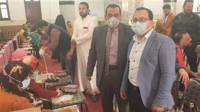شباب يتبرعون بـ283 كيس دم في مشتول السوق بالشرقية (صور)