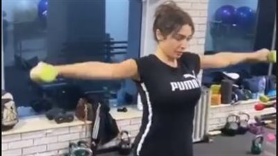 من داخل الجيم.. روجينا تستعرض لياقتها البدنية استعدادًا لـ