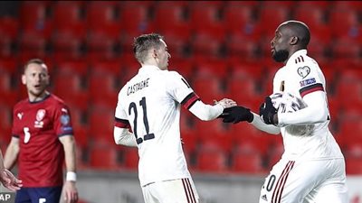 التعادل يحسم مواجهة بلجيكا والتشيك في تصفيات كأس العالم