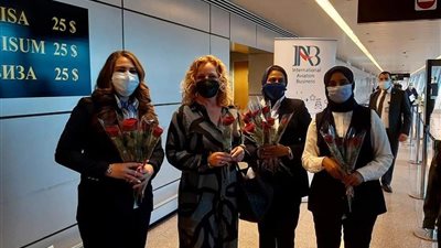 مطار الغردقة يستقبل أولى رحلات شركة لوفتهانزا القادمة من فرانكفورت (صور)