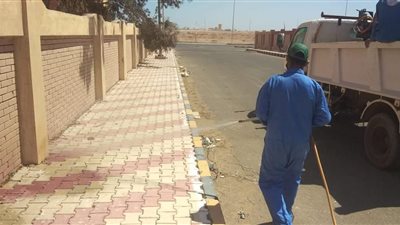 استمرار حملة مكافحة الحشرات الضارة والقوارض والثعابين برأس غارب (صور)