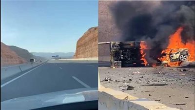 النيابة العامة عن حادث طريق الجلالة: قائد السيارة النقل حاول تفادي تصادمه بالملاكي