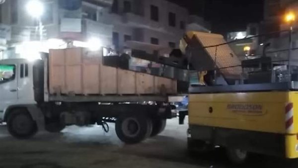 رفع قمامة في الفيوم