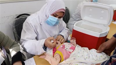 خلال يومين.. تغطية 84% من المستهدف في الحملة القومية للتطعيم ضد شلل الأطفال