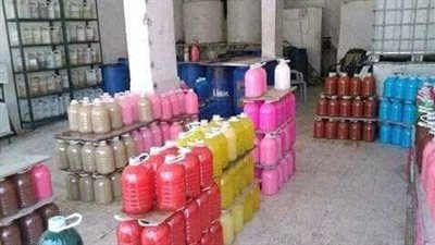 ضبط 2 طن منظفات 