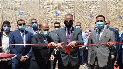محافظ الفيوم يفتتح رافع صرف صحي 