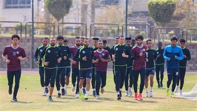 أسوان يخوض مرانه الأخير بالقاهرة قبل العودة إلى ملعبه (صور) 