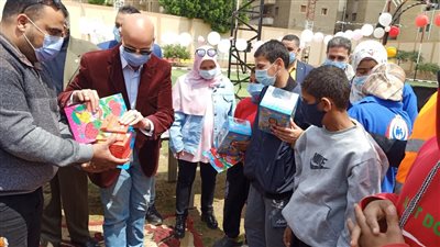 بالبالونات وفوانيس رمضان.. التضامن والصحة تحتفلان بـ