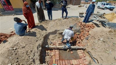 تركيب 21 محبسًا بشبكة مياه الشغب بالأقصر ضمن 