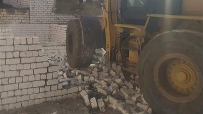 إزالة 3 حالات تعد في المهد على الأراضي الزراعية بالفيوم (صورة)