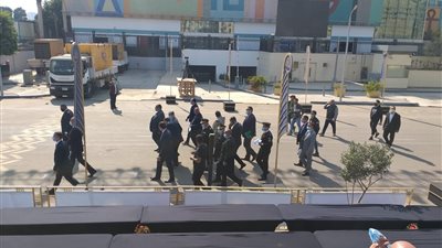 مدير أمن القاهرة يتفقد الحالة الأمنية  قبل نقل  المومياوات الملكية (صور)