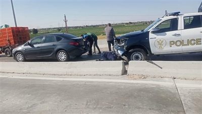 إصابة 6 أشخاص في انقلاب سيارتين بالشرقية