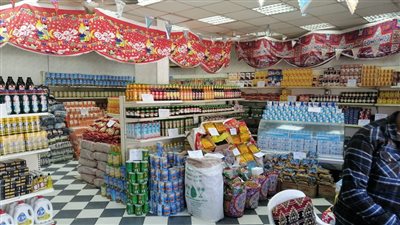 خلال افتتاح معرض 