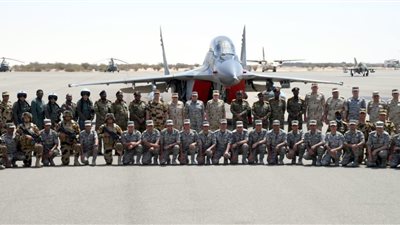 اختتام التدريب الجوي المصري - السوداني 