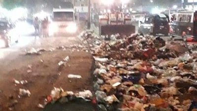 رفع 74 طن قمامة بشوارع شبرا الخيمة