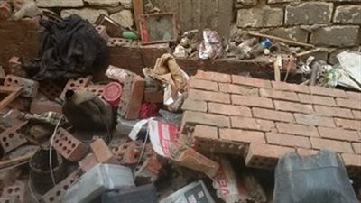 وفاة صغيرين إثر سقوط حائط خلال أعمال بناء بسوهاج
