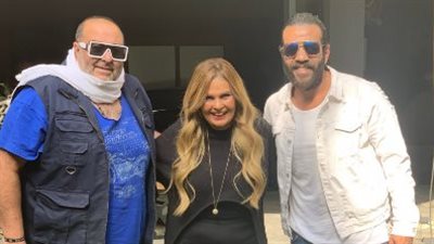 يسرا تروج لمسلسلها الجديد 