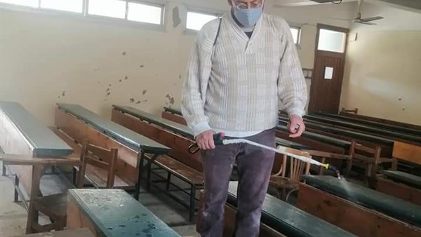 جانب من تعقيم اللجان