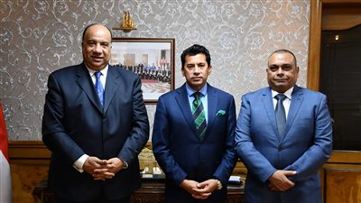 وزير الرياضة يستقبل محمد مصيلحي رئيس نادي الاتحاد السكندري