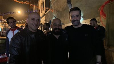  هاني سرحان مع أبطال مسلسل الاختيار 2 في آخر يوم تصوير (صور)
