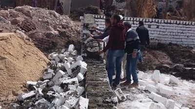 خلال شهر.. إزالة 33 حالة تعدٍ على أملاك الدولة بقرى المنيا