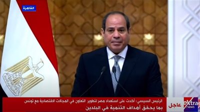 السيسي: إعلان 2021-2022 عامًا مشتركًا للثقافة المصرية التونسية