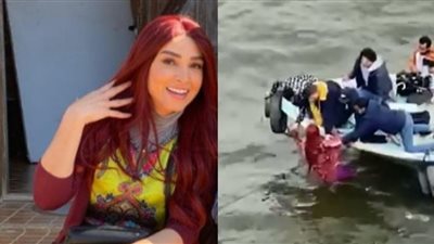 سقطت في النيل.. تفاصيل إنقاذ روجينا من الموت أثناء التصوير