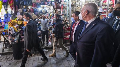 الرئيس التونسى يزور الحسين وشارع المعز 