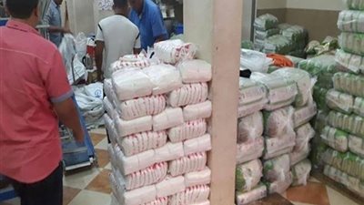 ضبط صاحب مركز تعبئة بحوزته 27 طن سكر 