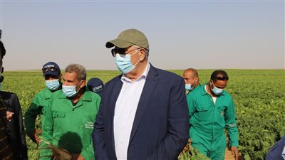 وزير الزراعة: مشروع غرب المنيا ضمن رؤية القيادة السياسية لتحقيق الأمن الغذائي