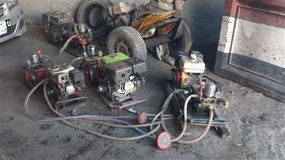 مصادرة 5 ماكينات لغسيل السيارات على الطريق الساحلي الدولي بدمياط