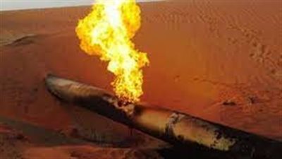 انفجار خط غاز مساكن أبو الوفا بـ6 أكتوبر