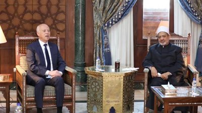 الرئيس التونسي وشيخ الأزهر يتفقان على تشكيل لجنة لخدمة الثقافة الإسلامية